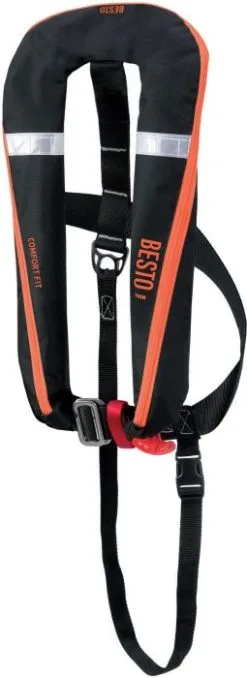 Besto Comfort Fit 165N (zwart-oranje)