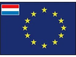 Talamex Bootvlag Nederland En Europa (Grootte: 30 X 45cm)