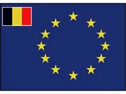 Talamex Bootvlag Belgie En Europa (Grootte: 40 X 60cm)