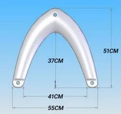 Majoni Kopleguaan Wit XL 3 Majoni Kopleguaan Wit XL -Kajak Winkel Afbeelding 05 79316040 2